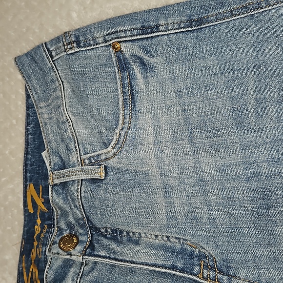 SEVEN7 BOYFRIEND WOMENS JEANS ROLLED UP CUFF SIZE 4 NEW WITH TAGS - Picture 4 of 14